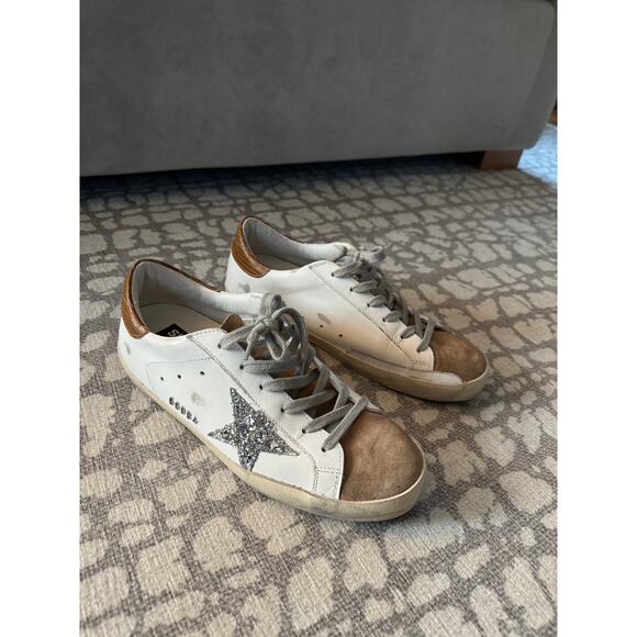 Golden Goose Super Star Sneakers Sparkly 39 - Picture 1 of 11